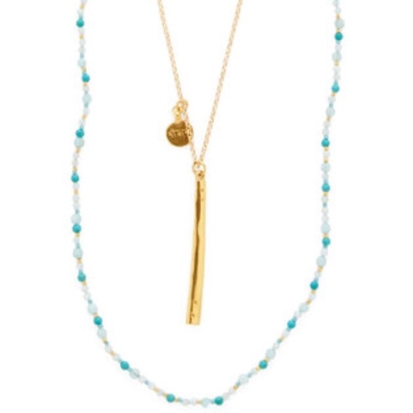 NWT Chan Luu Double Strand Pendant Necklace - Picture 2 of 7